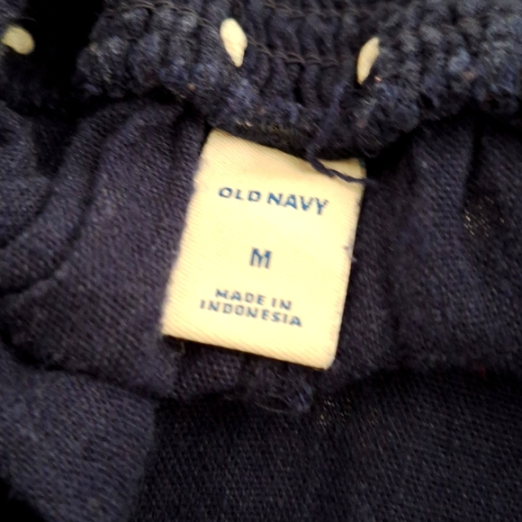 Jumpsuit, Linen, Opeb Back, Navy Polk-a-Dot, sz 8, NWOT - Picture 11 of 12